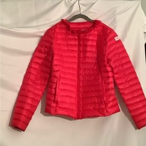 Il Gufo bright pink girls down jacket size 14